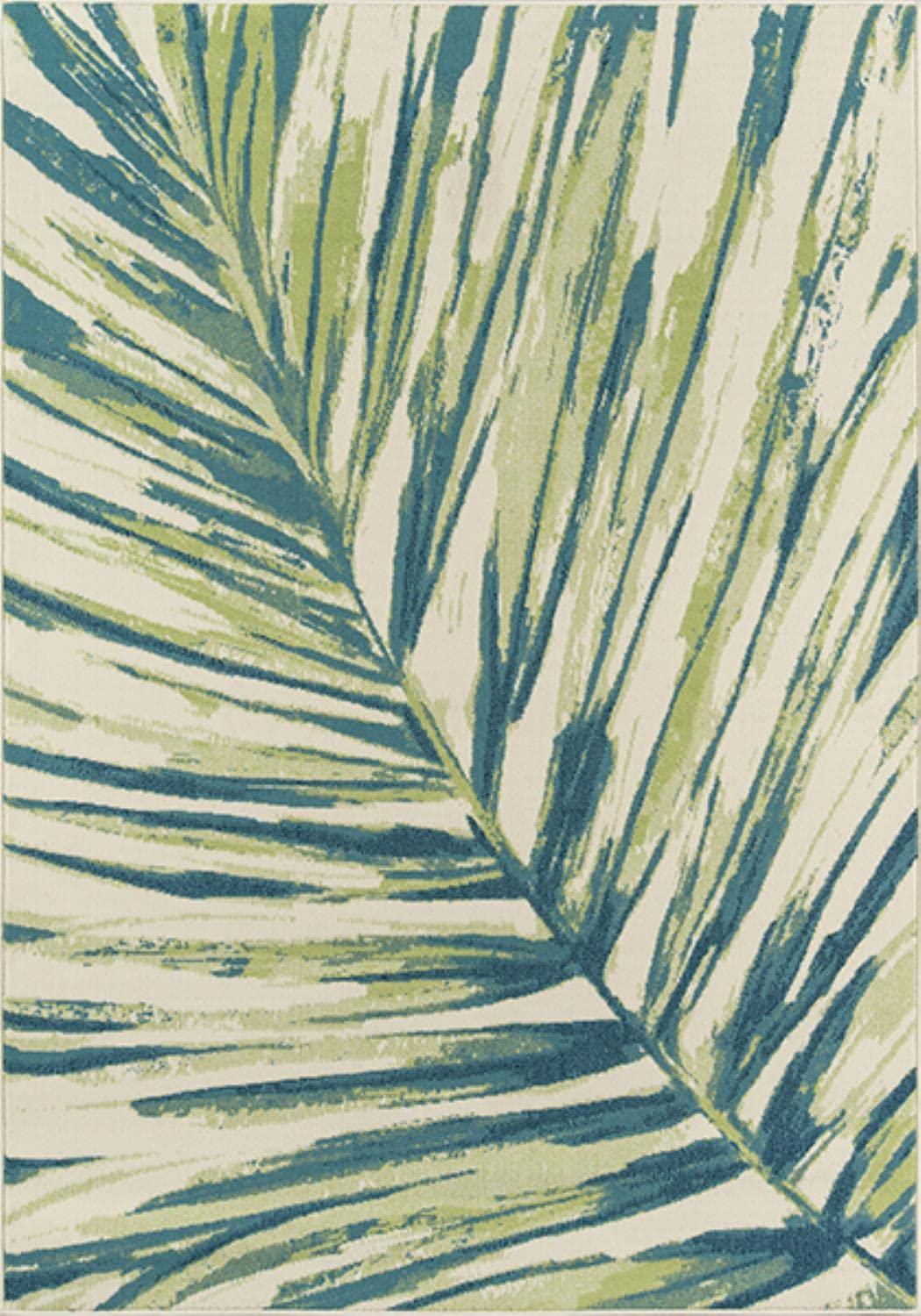 Momeni Baja BAJ27 Green Palm Leaf 7'10" X 10'10"
