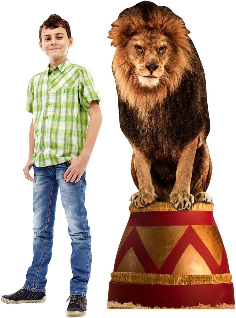 Circus Lion Cardboard Stand-Up, 5ft