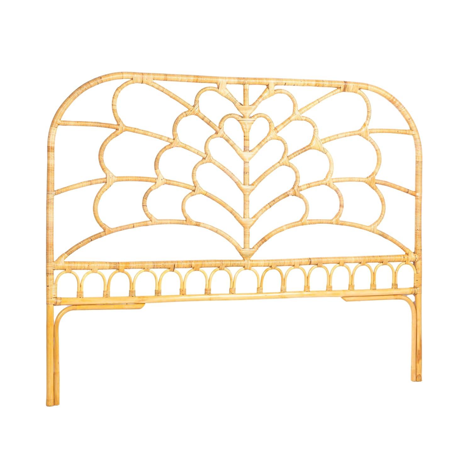 Creative Co-Op King Rattan Headboard