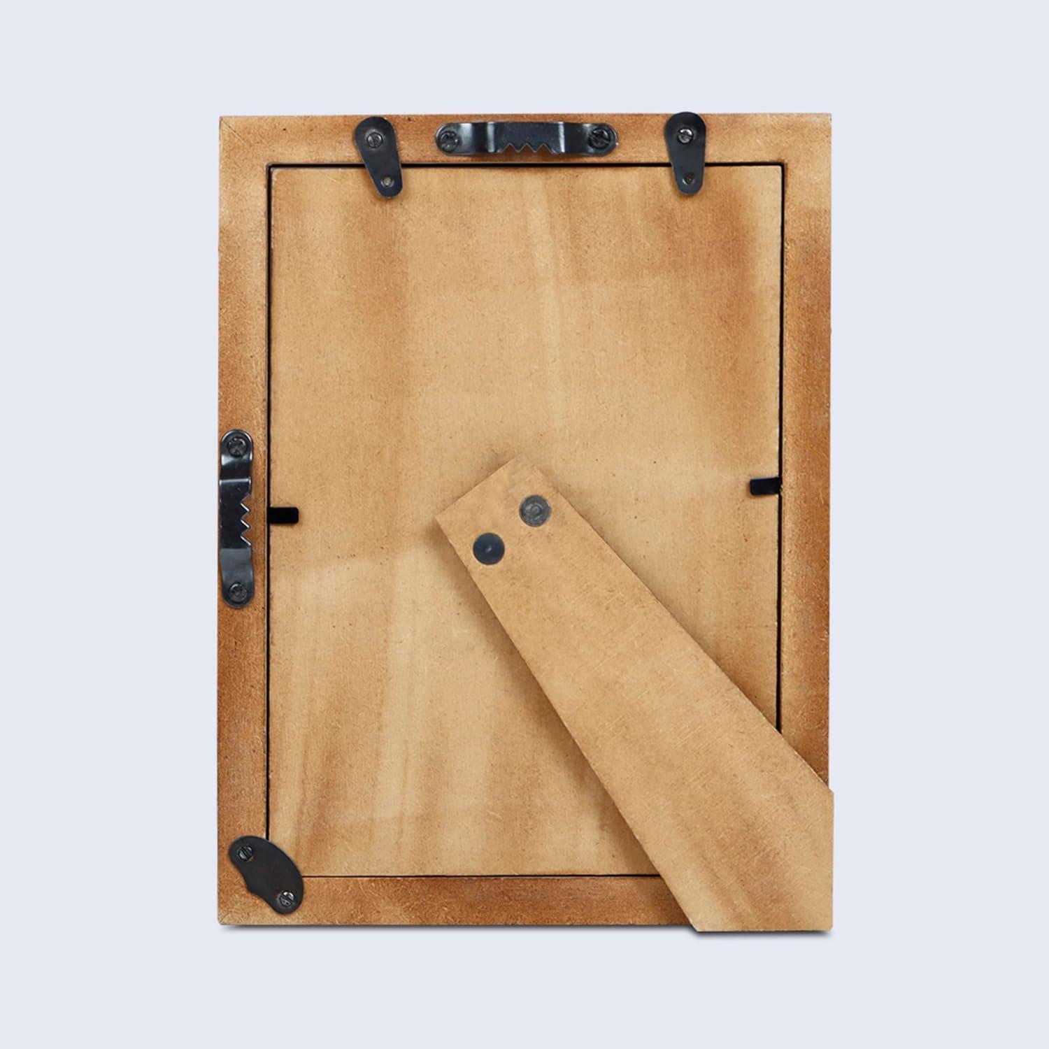 Handicrafts Home Marco de Fotos 5x7 Decorativo Moderno Decoración de Pared Marcos de Regalo Hechos para Mostrar Fotos, Perla