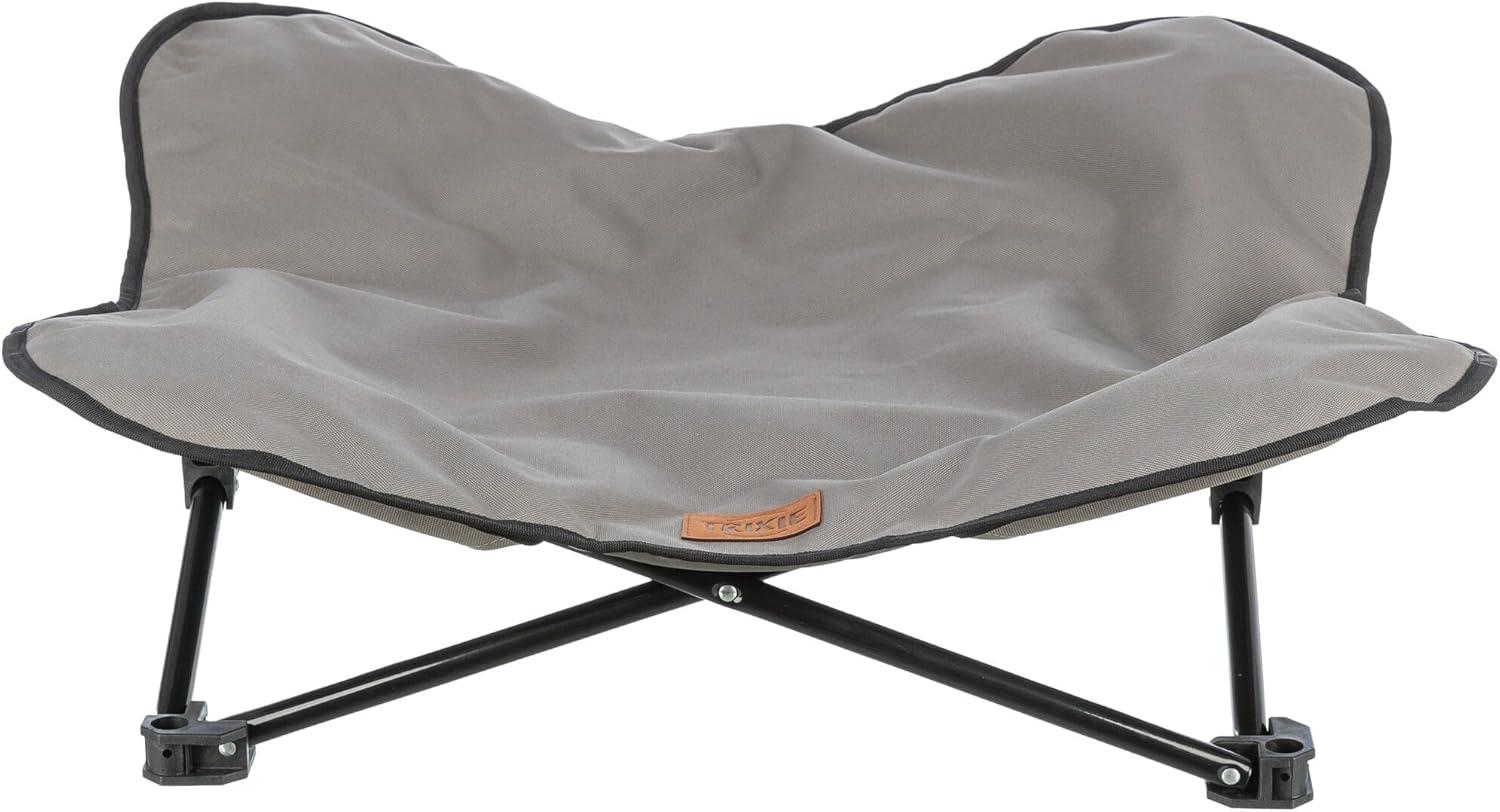 TRIXIE TRIXIE Camping Cot for Dogs, Elevated Dog Bed, Folding Padded Pet Bed, Raised Travel Lounger for Dogs
