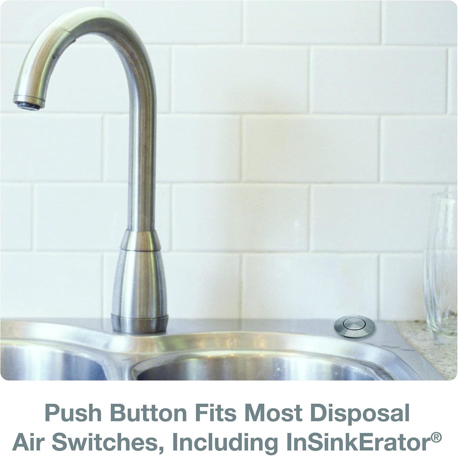 Danco 12066 Air Switch Button & Trim - Stainless Steel