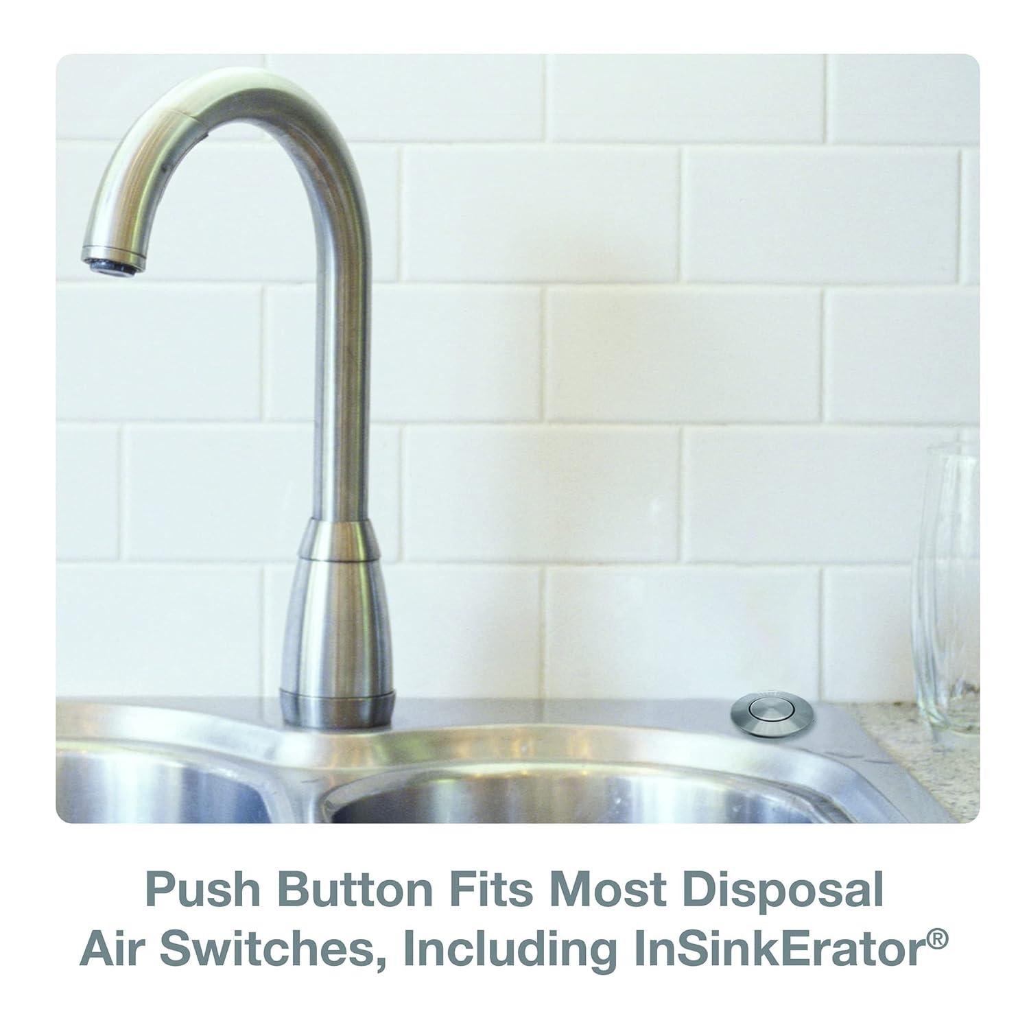 Danco 12066 Air Switch Button & Trim - Stainless Steel