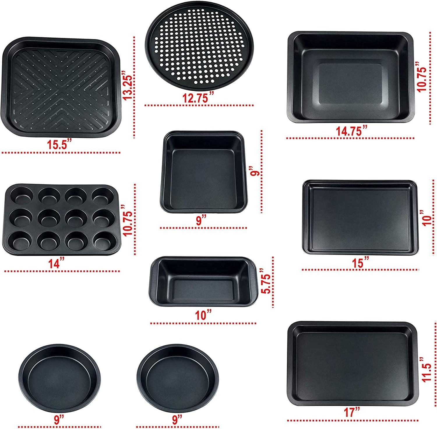 Perlli 10-Piece Non-Stick Carbon Steel Bakeware Set