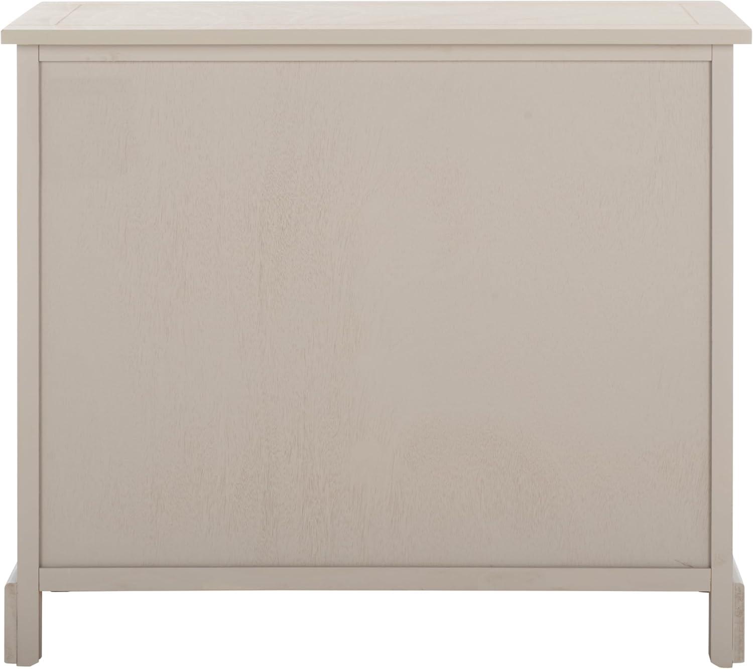 Herman Storage Unit with Wicker Baskets - Vintage Grey - Safavieh.