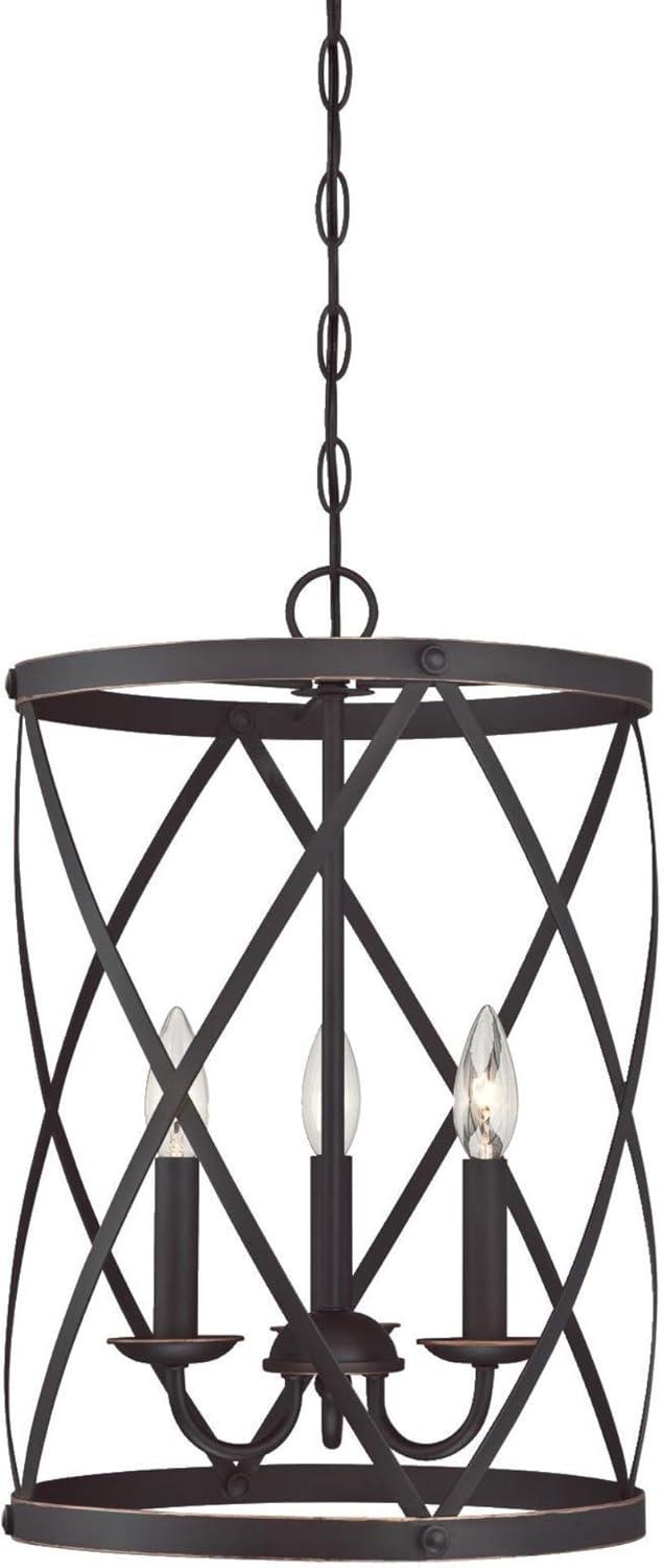 Westinghouse Lighting Westinghouse Isadora Three-Light Indoor Chandelier, Brushed Nickel Finish