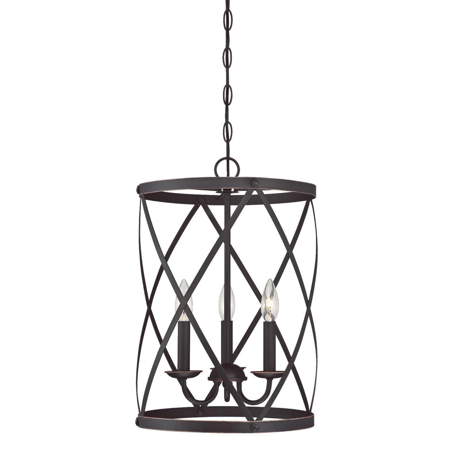 Westinghouse Lighting Westinghouse Isadora Three-Light Indoor Chandelier, Brushed Nickel Finish