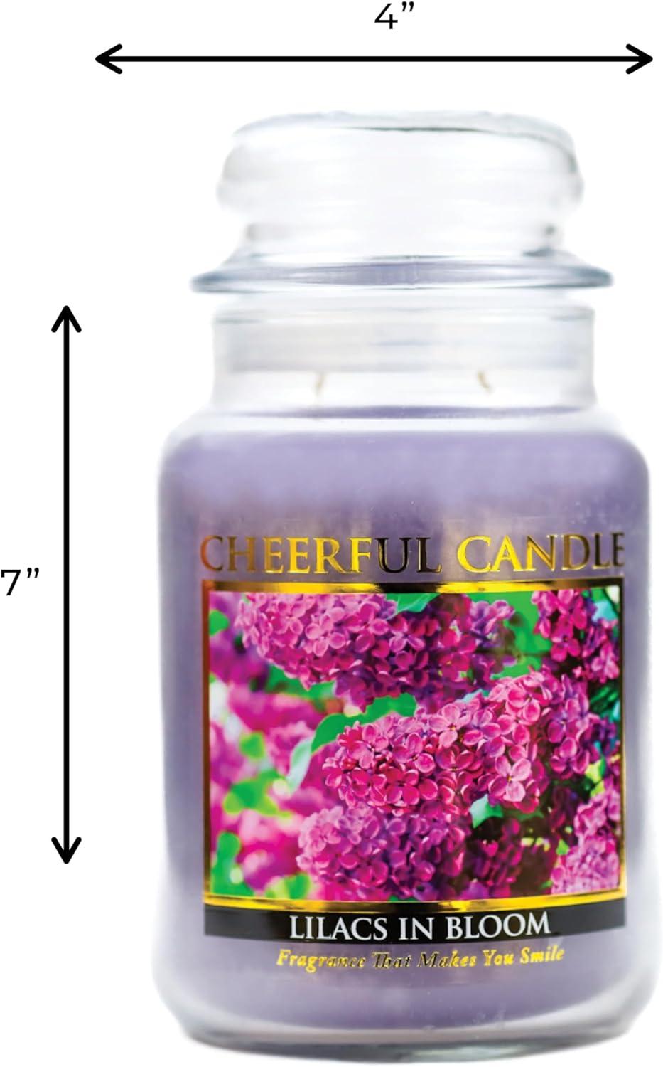 A Cheerful Candle LLC Lilacs in Bloom Scented Jar Candle | Wayfair
