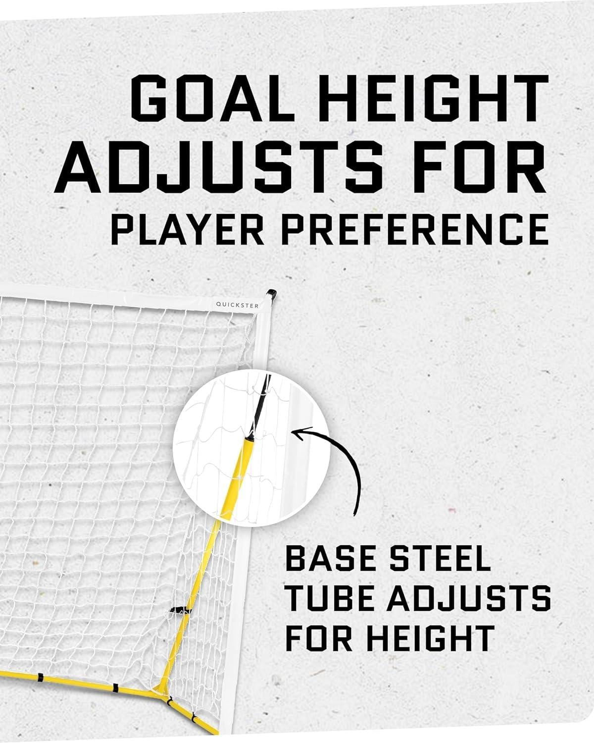 SKLZ Quickster 12' x 6' Soccer Goal - Yellow/White