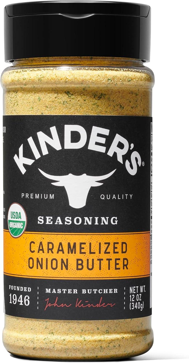 Kinders Organic Caramelized Onion Butter Seasoning 12 Ounce
