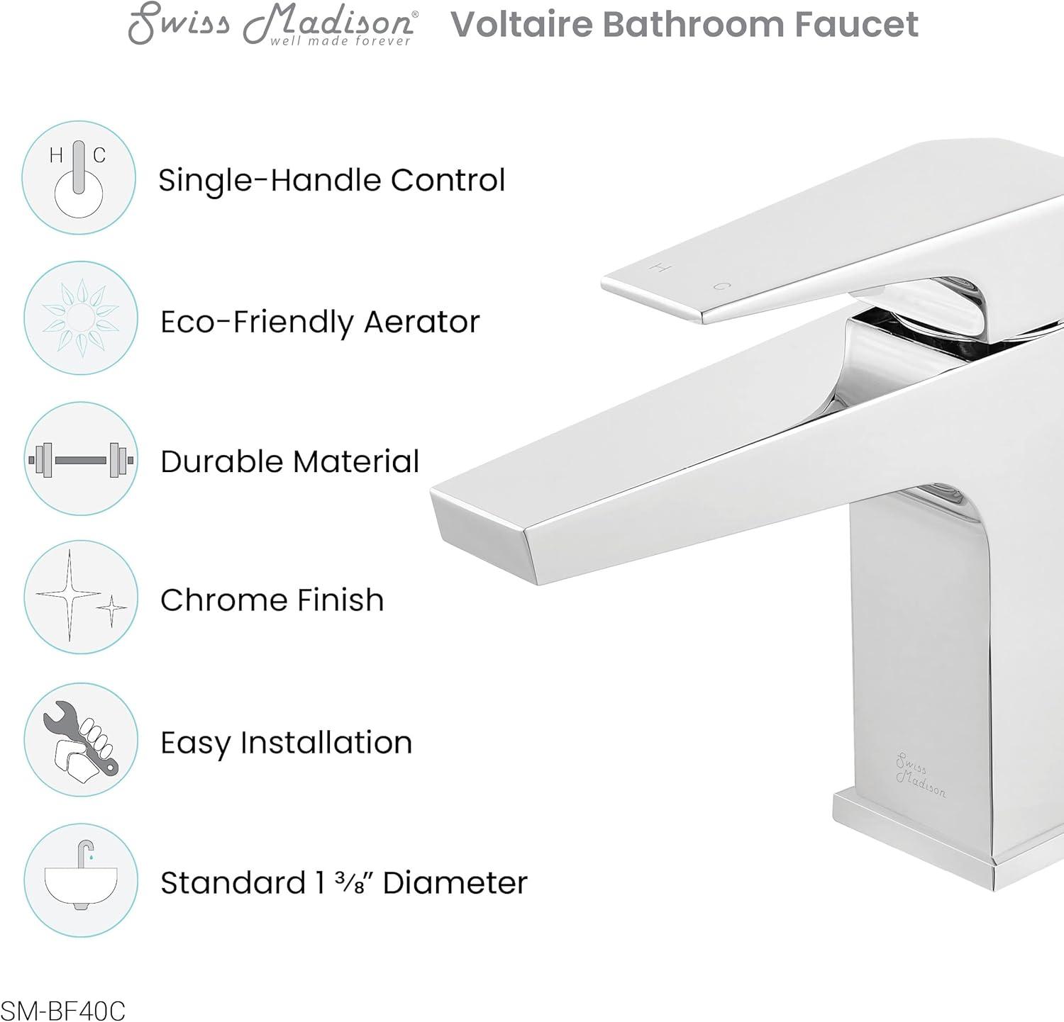 Voltaire Single Hole, Single-Handle, Bathroom Faucet