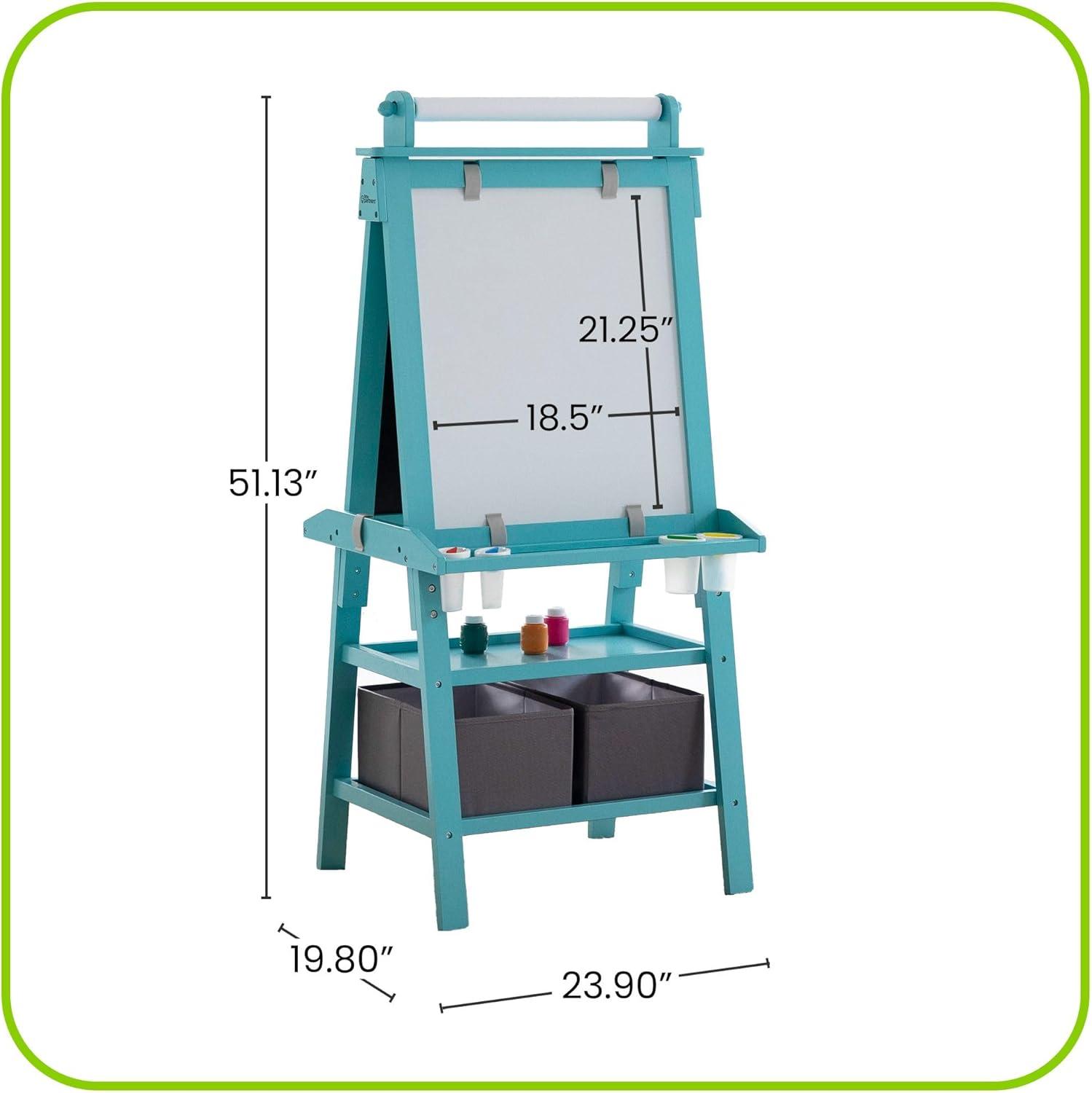 Little Partners Deluxe Art Magnetic Board Easel & Reviews | Wayfair