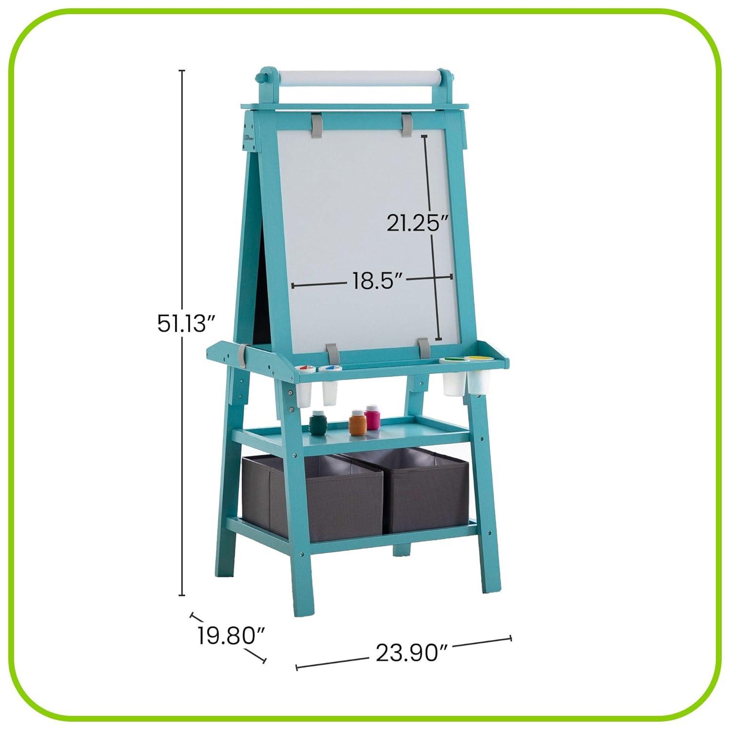 Little Partners Deluxe Art Magnetic Board Easel & Reviews | Wayfair