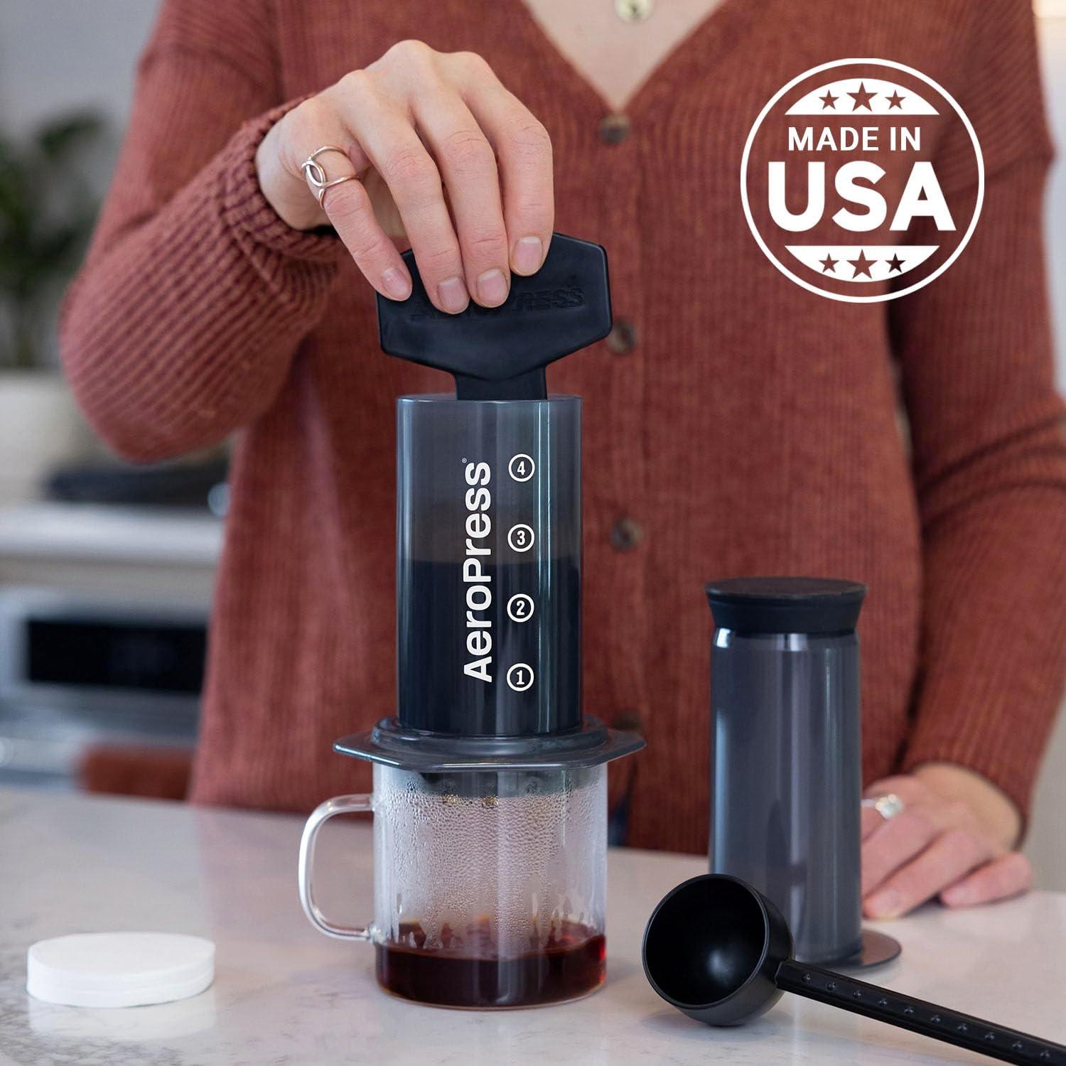 AeroPress Black Portable Coffee and Espresso Maker