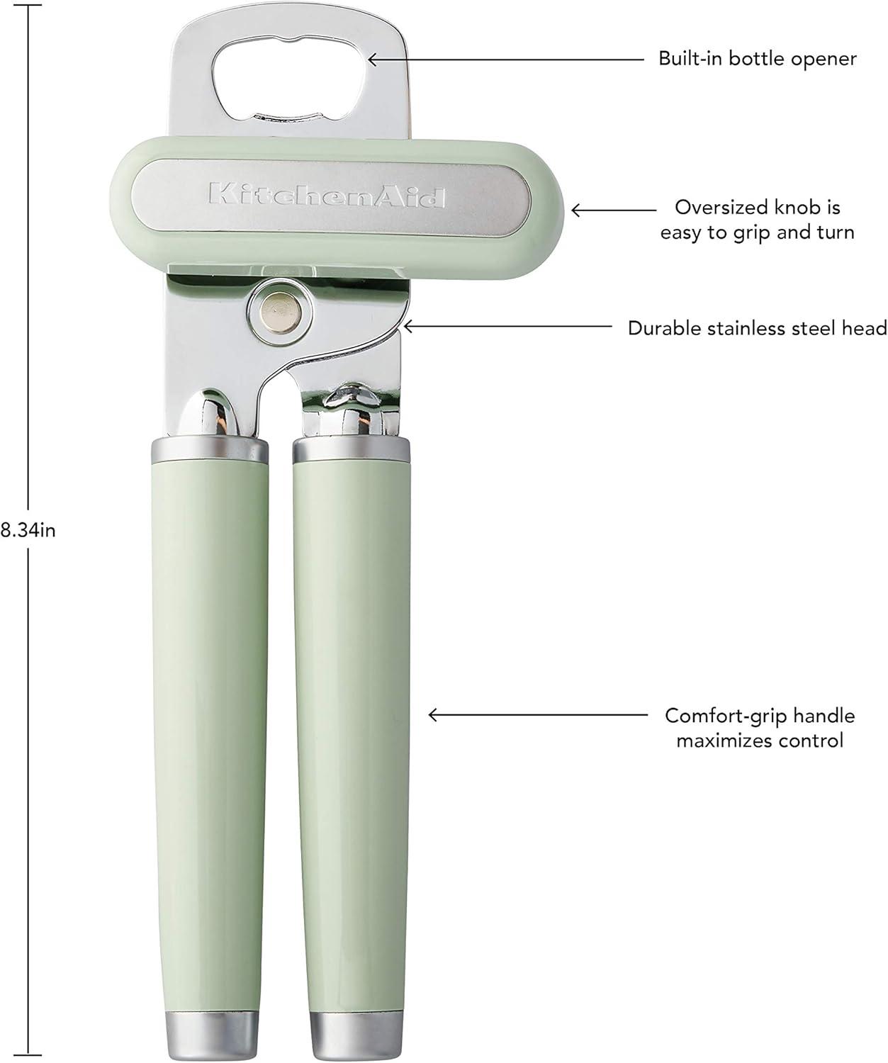 Pistachio Stainless Steel Ergonomic Can and Bottle Opener