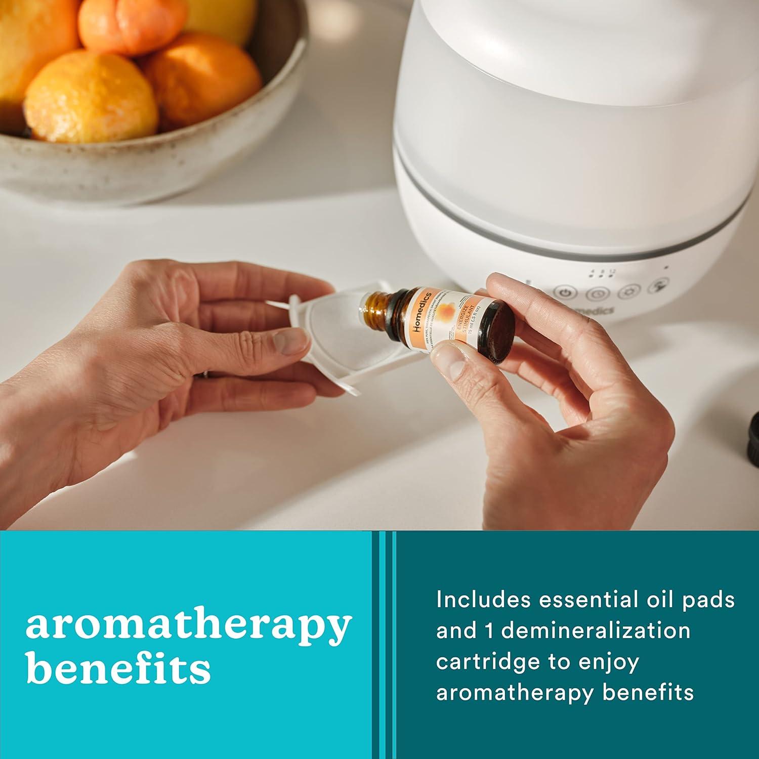 HoMedics TotalComfort 360 Cool Mist Ultrasonic Humidifier UHE-CM18, White