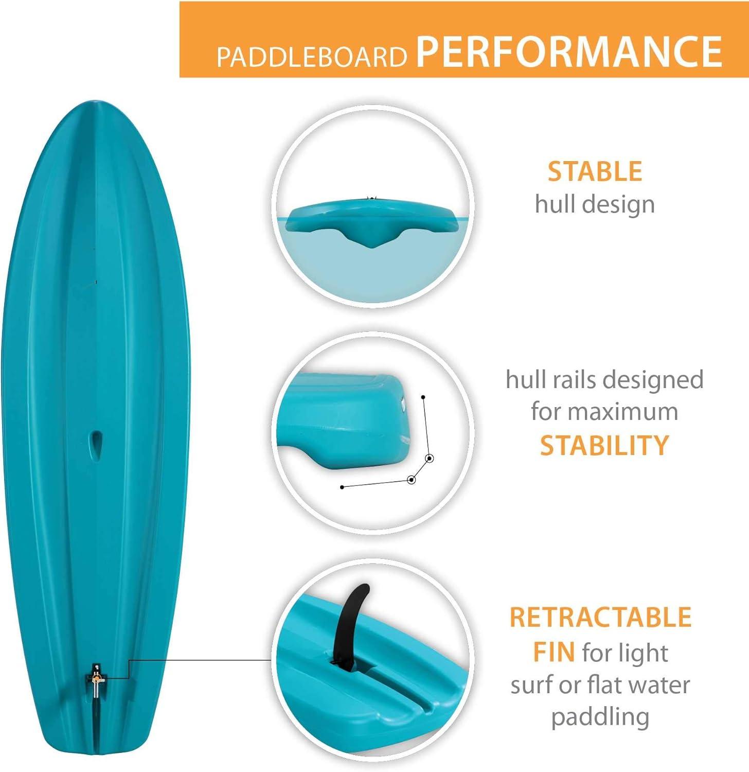Lifetime Horizon 100 Stand-Up Paddleboard (Paddle Included) - Teal - 90715