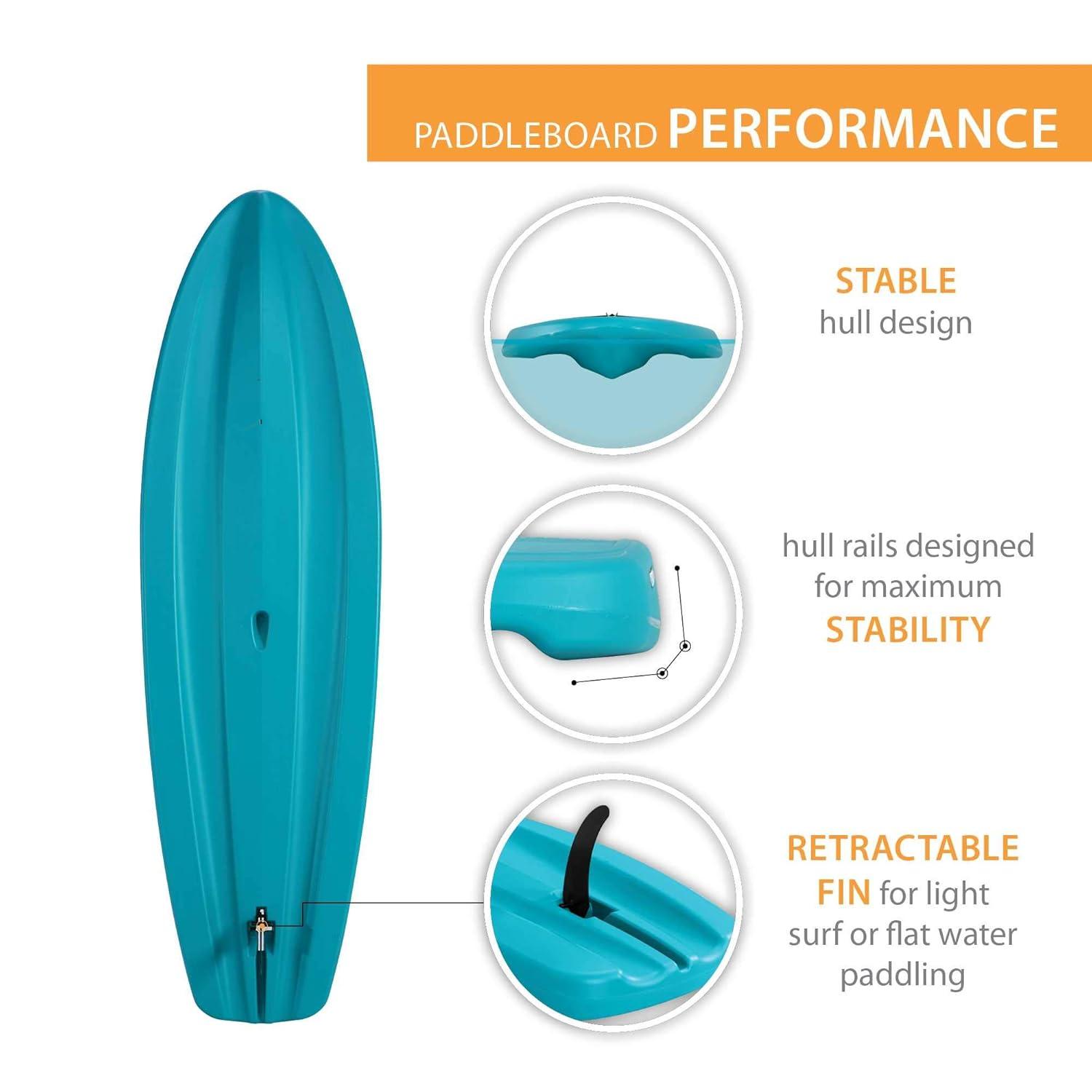Lifetime Horizon 100 Stand-Up Paddleboard (Paddle Included) - Teal - 90715