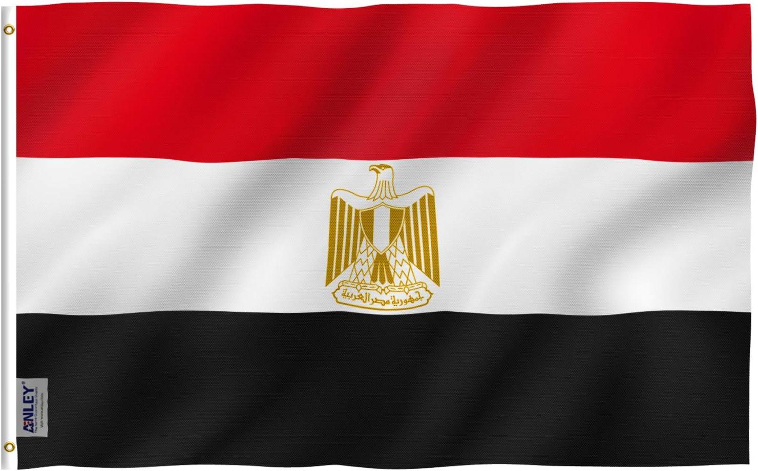 Anley Fly Breeze 3x5 Foot Egypt Flag - Egyptian Flags Polyester