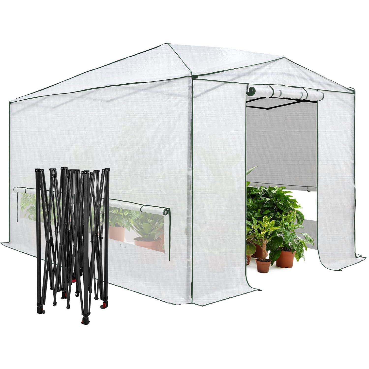 EAGLE PEAK Pop Up Greenhouse 8' W x 12' D Greenhouse