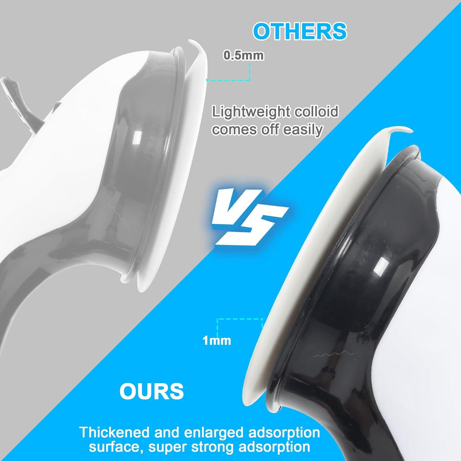 Shower Grab Bars for Seniors, 250BL Shower Handles for Elderly Suction, Safety Heavy Bathtubs Grab Bars 2PCS Handicap Grab Bars Support for Bathroom/Showers/Toilet