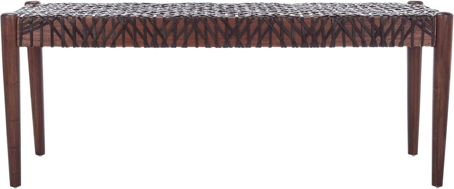 Kazbah 47" Genuine Leather Bench