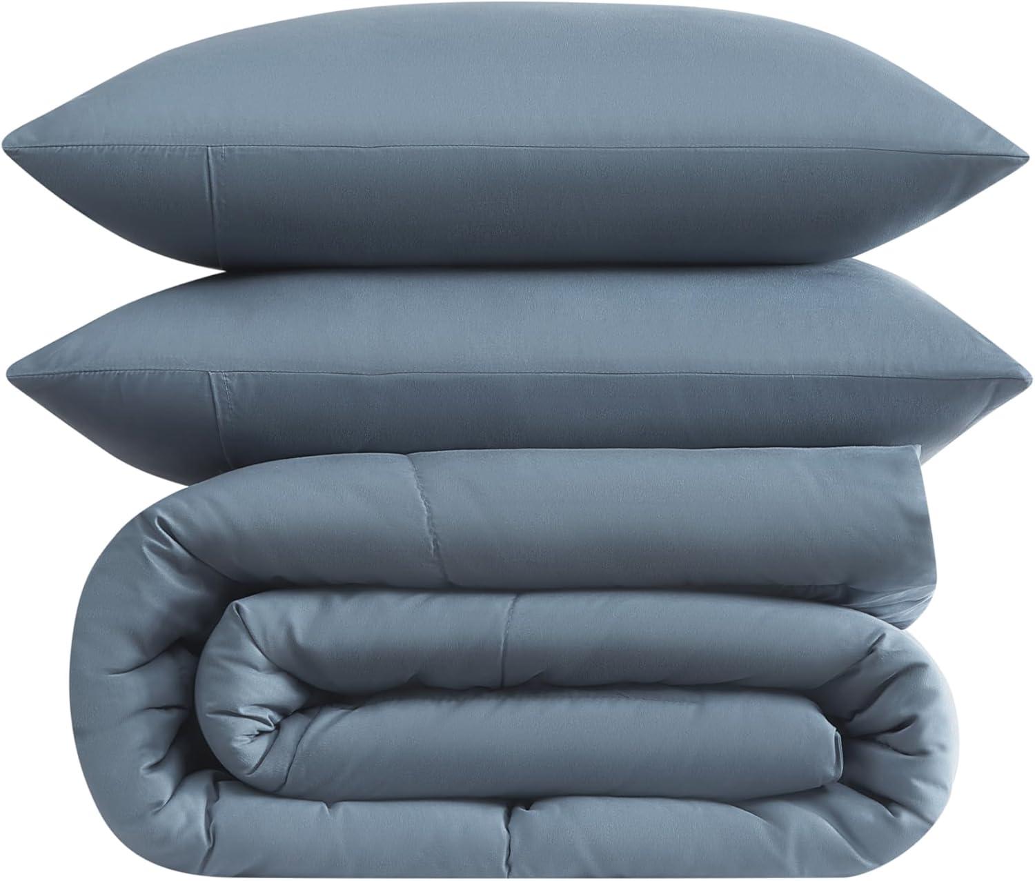 Truly Soft 2pc Twin/Twin Extra Long Comforter Set Blue