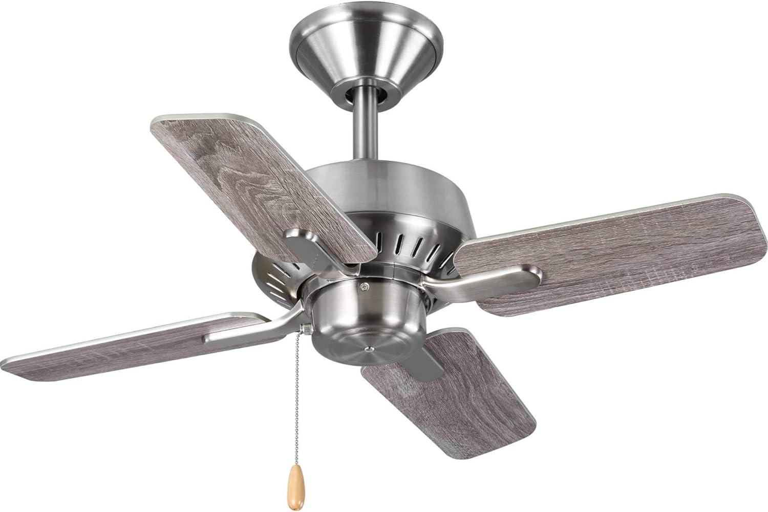 Progress Lighting Drift 32 Drift 32" 4 Blade Indoor Ceiling Fan - Nickel