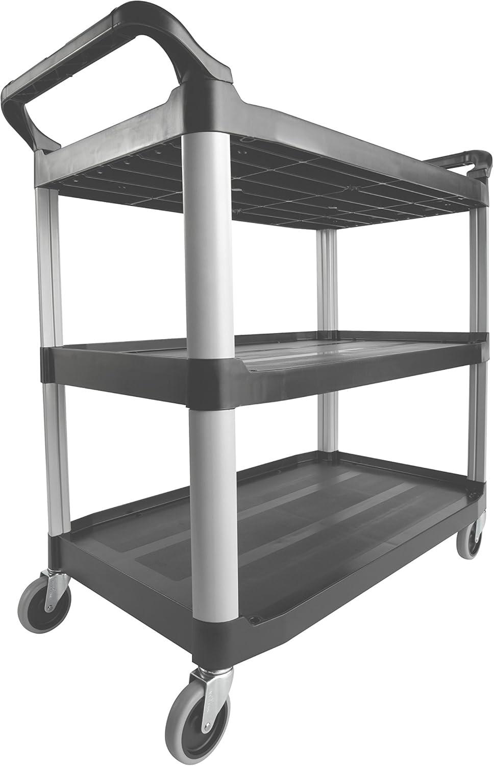 Rubbermaid Commercial Utility Cart,300 lb. Load Cap., PE FG409100GRAY