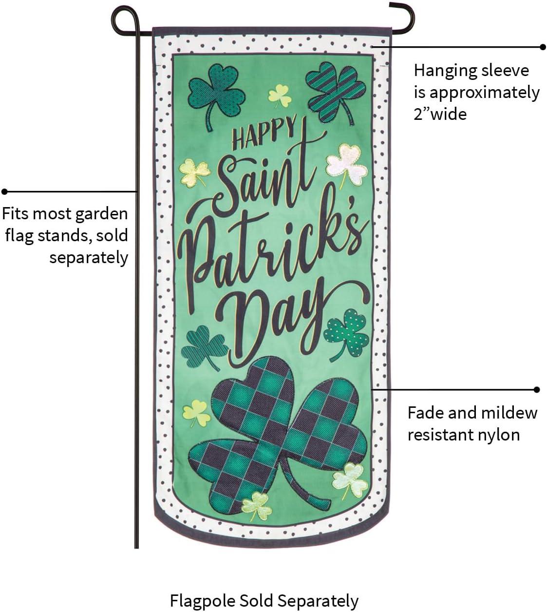 Happy St. Patrick's Day Everlasting Impressions Textile Décor