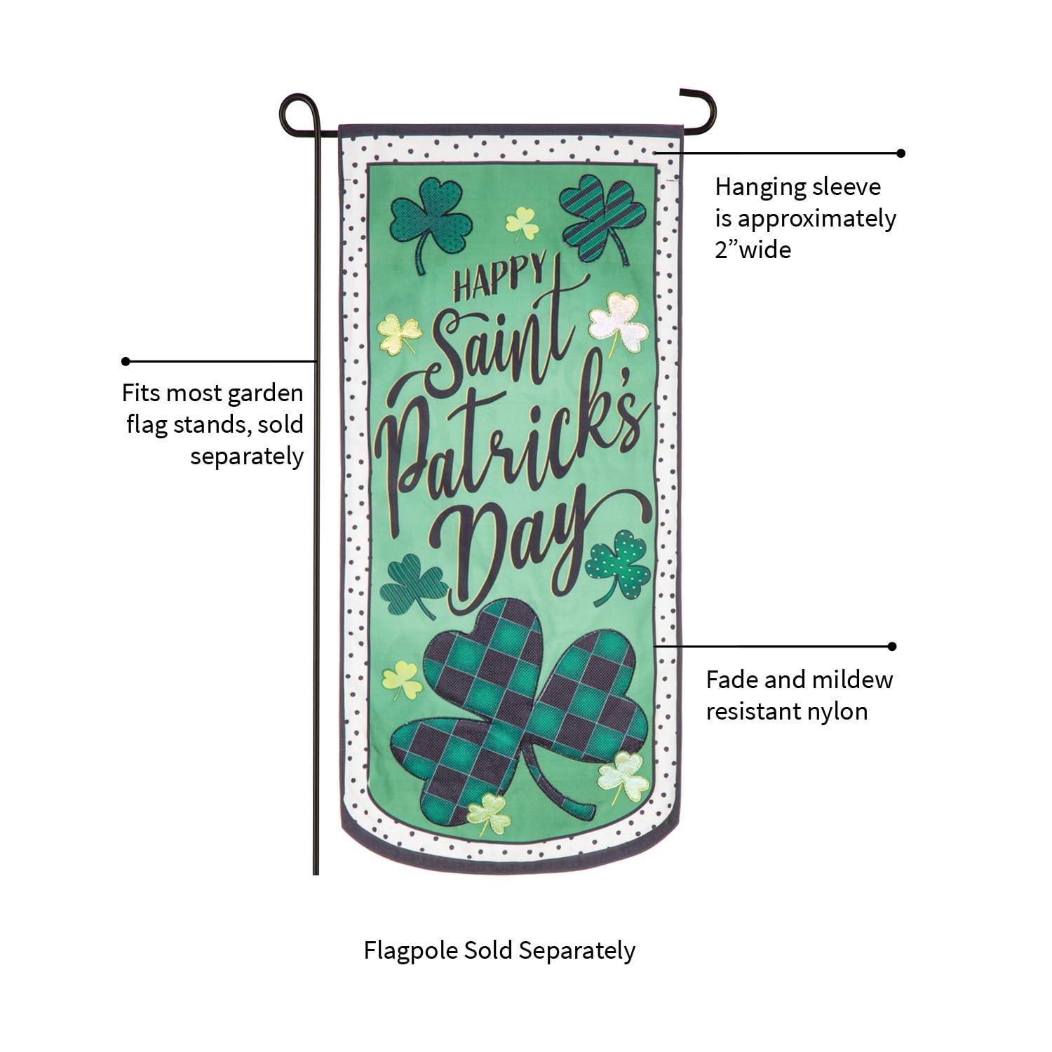 Happy St. Patrick's Day Everlasting Impressions Textile Décor
