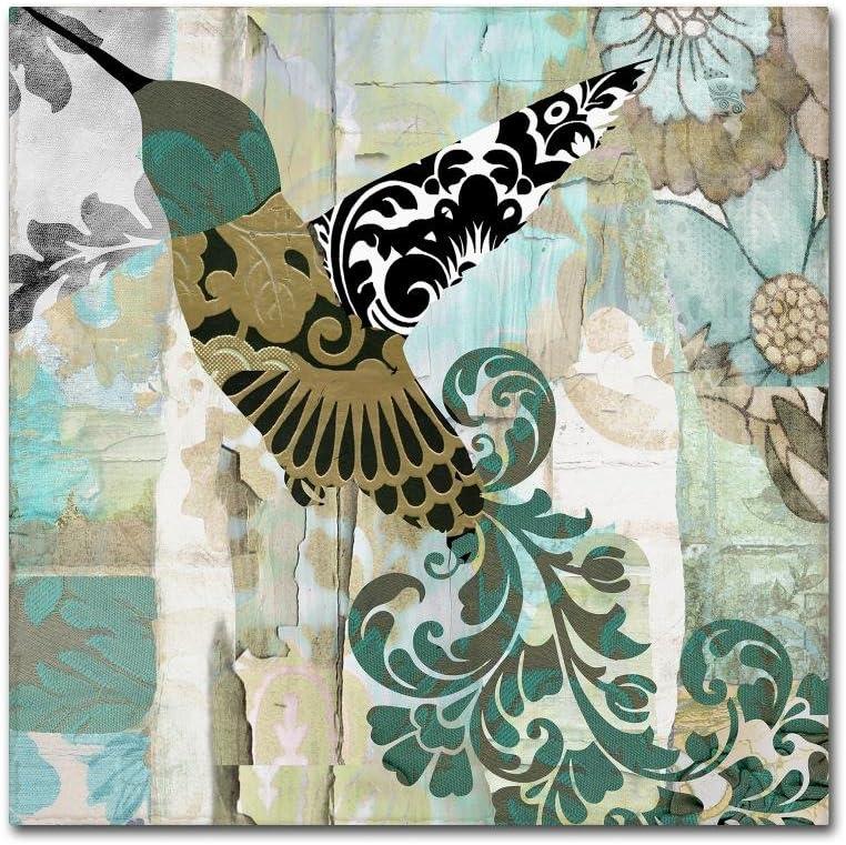 Trademark Fine Art Color Bakery " Hummingbird Batik II " by Color Bakery