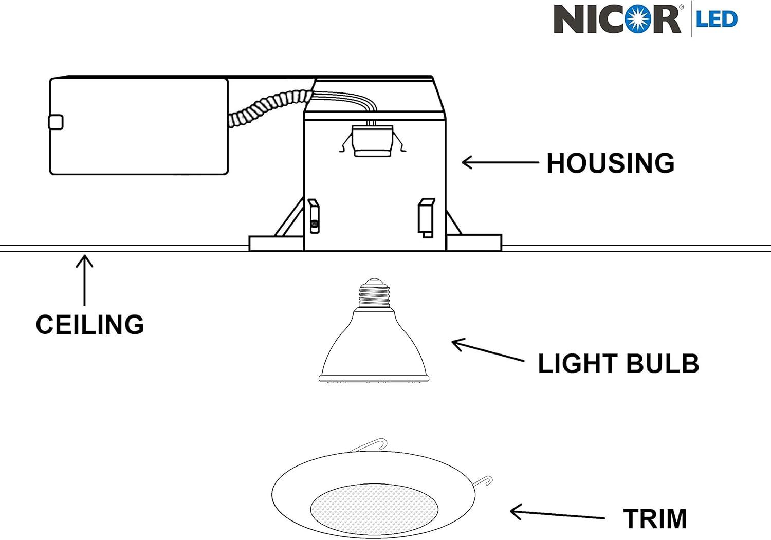 6'' Shower Recessed Trim