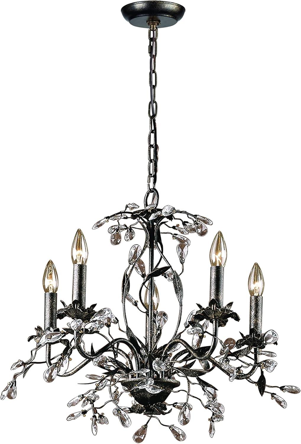 Elk Home Circeo 5 - Light Chandelier in  Deep Rust