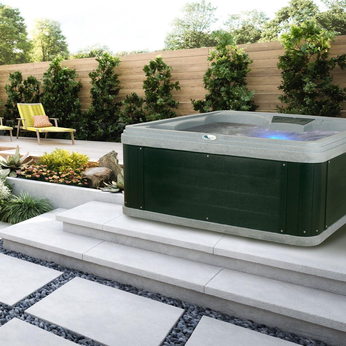 Aqualife® by Strong Spas® Ariana™ 6-Person 30-Jet Lounger Hot Tub Spa with Built-In Ice Bucket, 5 BHP 2-Speed Pump, LED Lighting, 4kW Stainless Steel Heater and Ozonator, Insulated Cover Included & Reviews | Wayfair