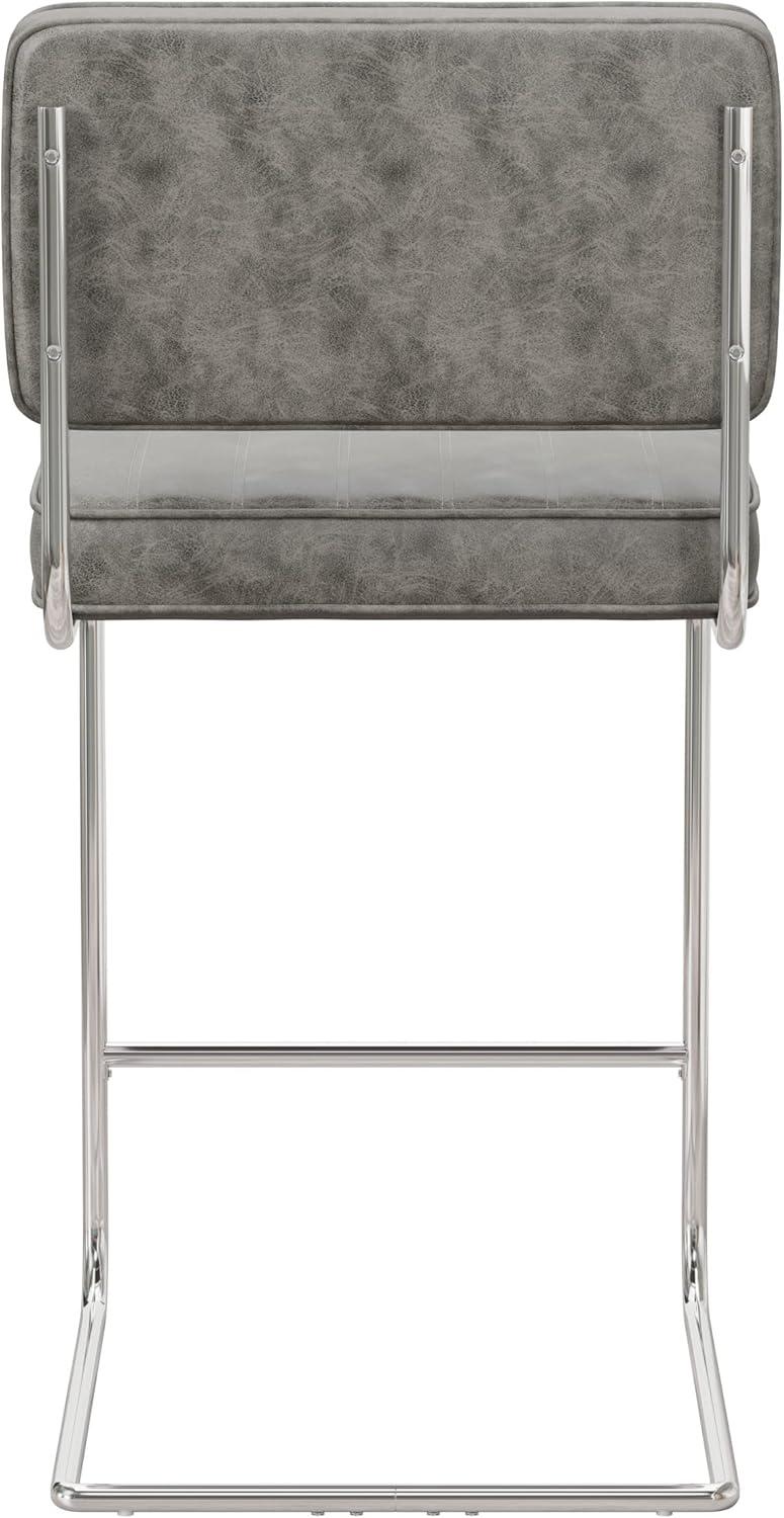 Set of 2 Breuer Metal Counter Height Stools - Hillsdale Furniture