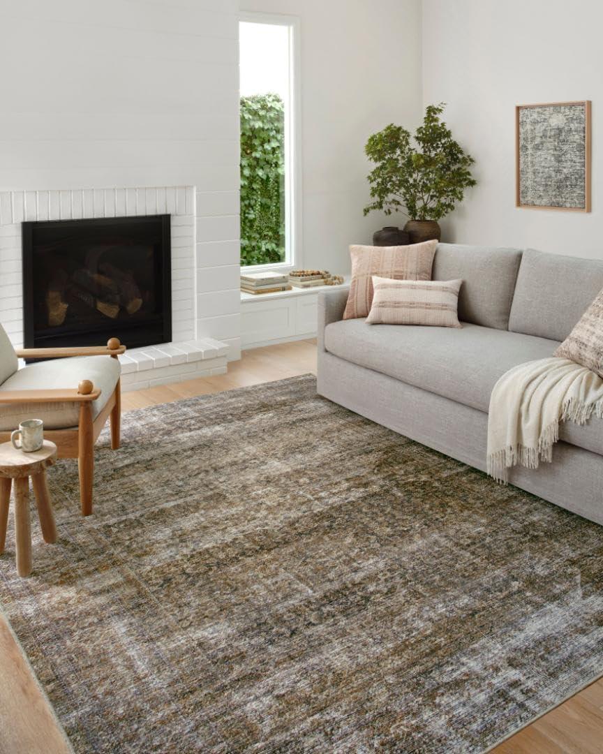 Billie Oriental Tobacco/Rust Area Rug