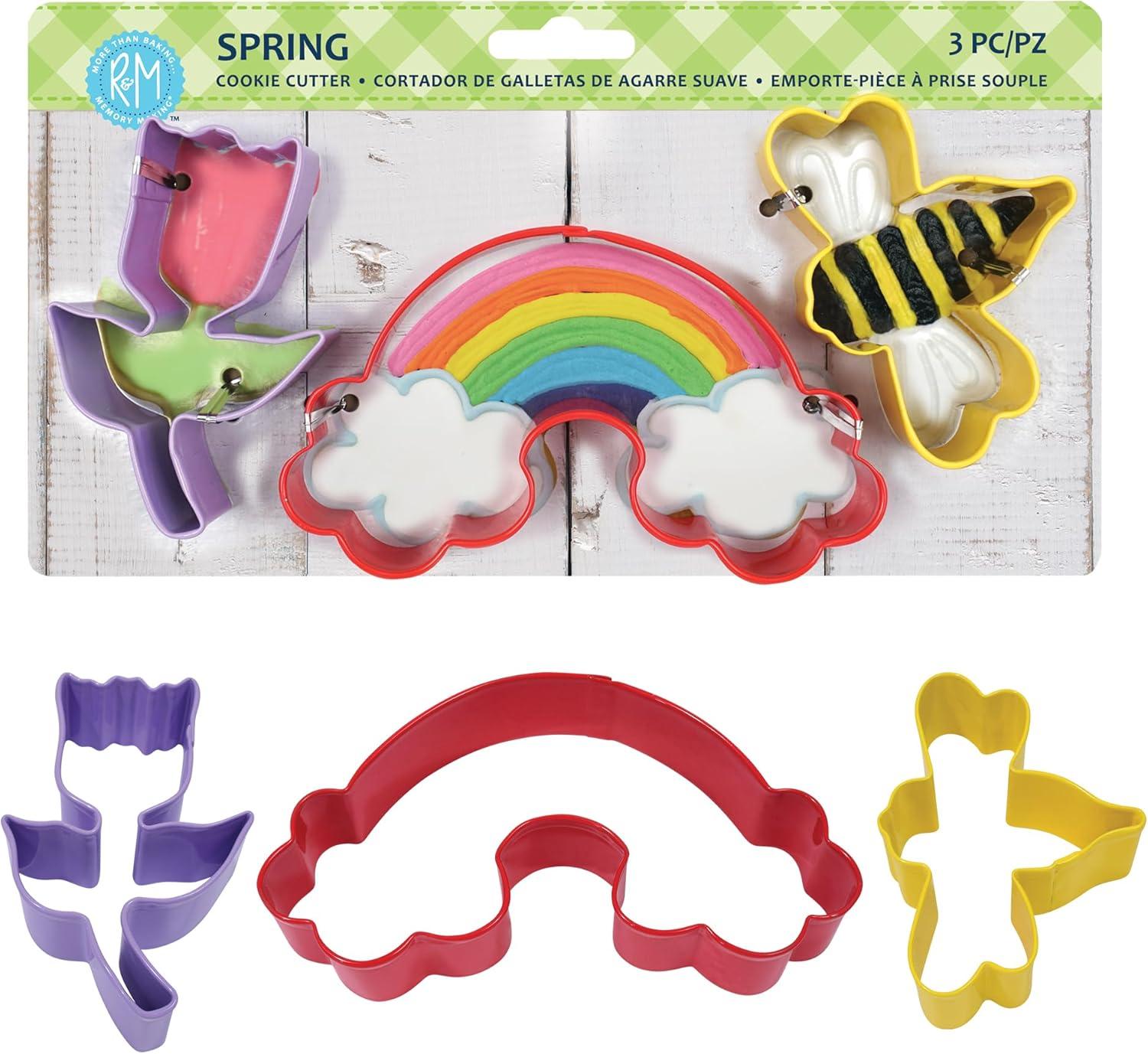 R&M International Spring 3 Piece Cookie Cutter Set