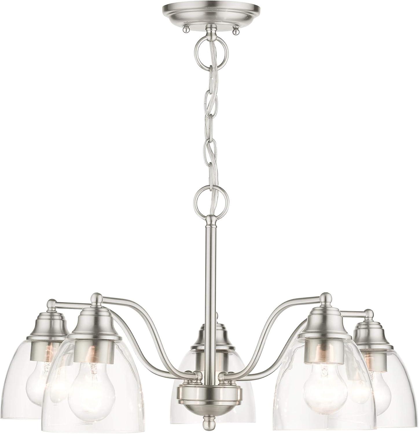 Livex Lighting Montgomery 5 - Light Chandelier in  Brushed Nickel