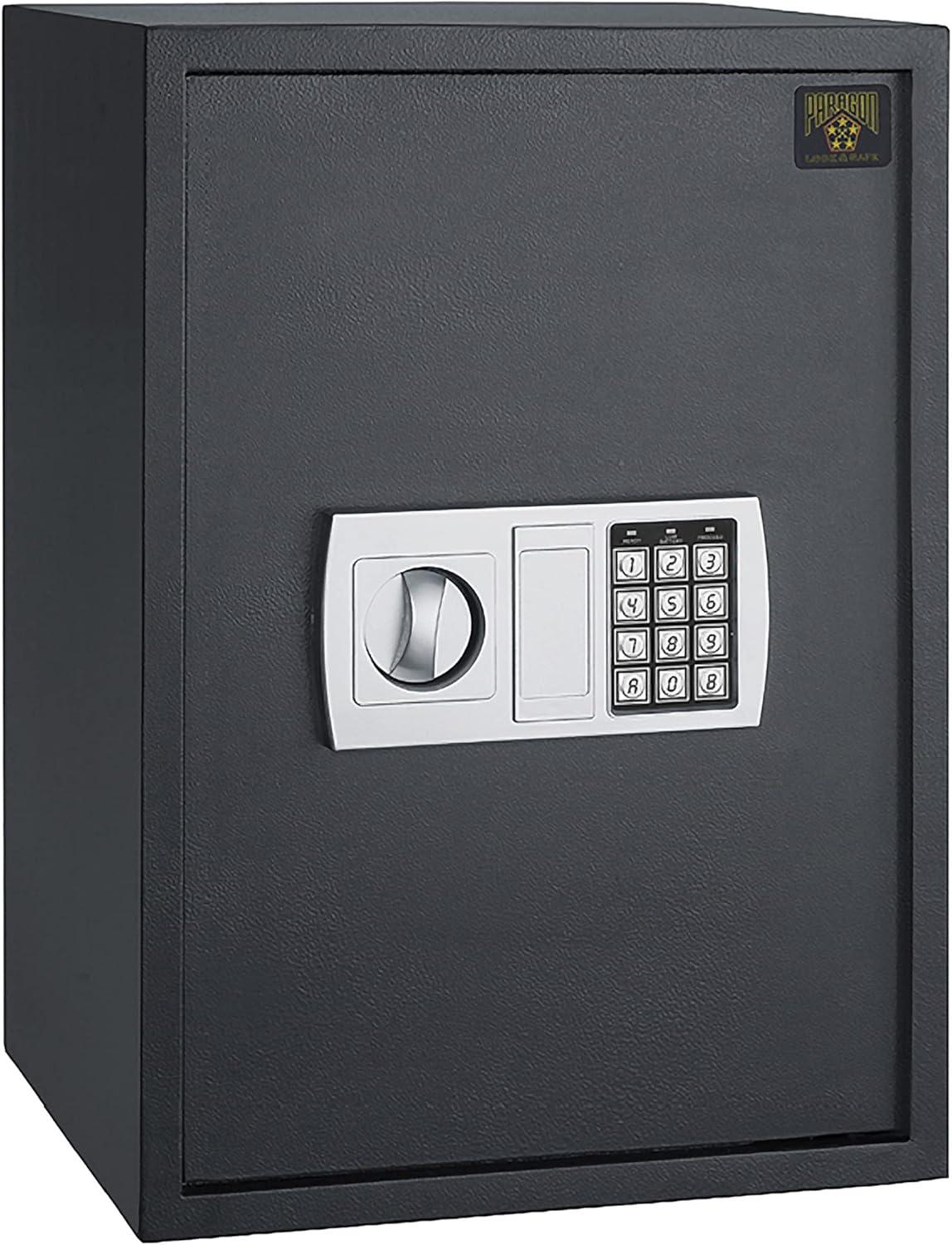 Gray Digital Steel Cabinet Safe with Touchpad Control