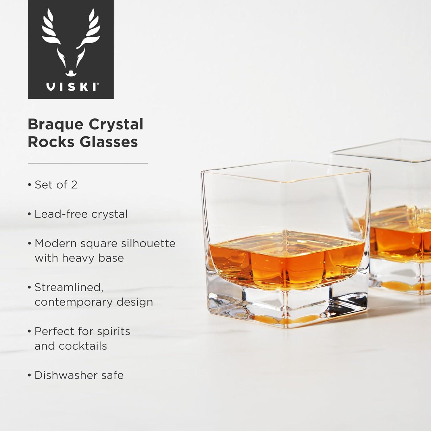 Braque Crystal Rocks Glasses