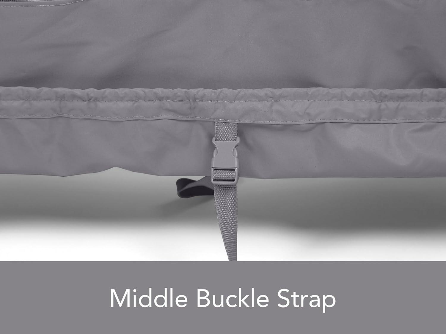 Grill Cover - Weather Resistant Outdoor Cover, Heavy Duty BBQ Covers for Large Outdoor Kitchen, 300D Polyester, 66 Inch, Charcoal