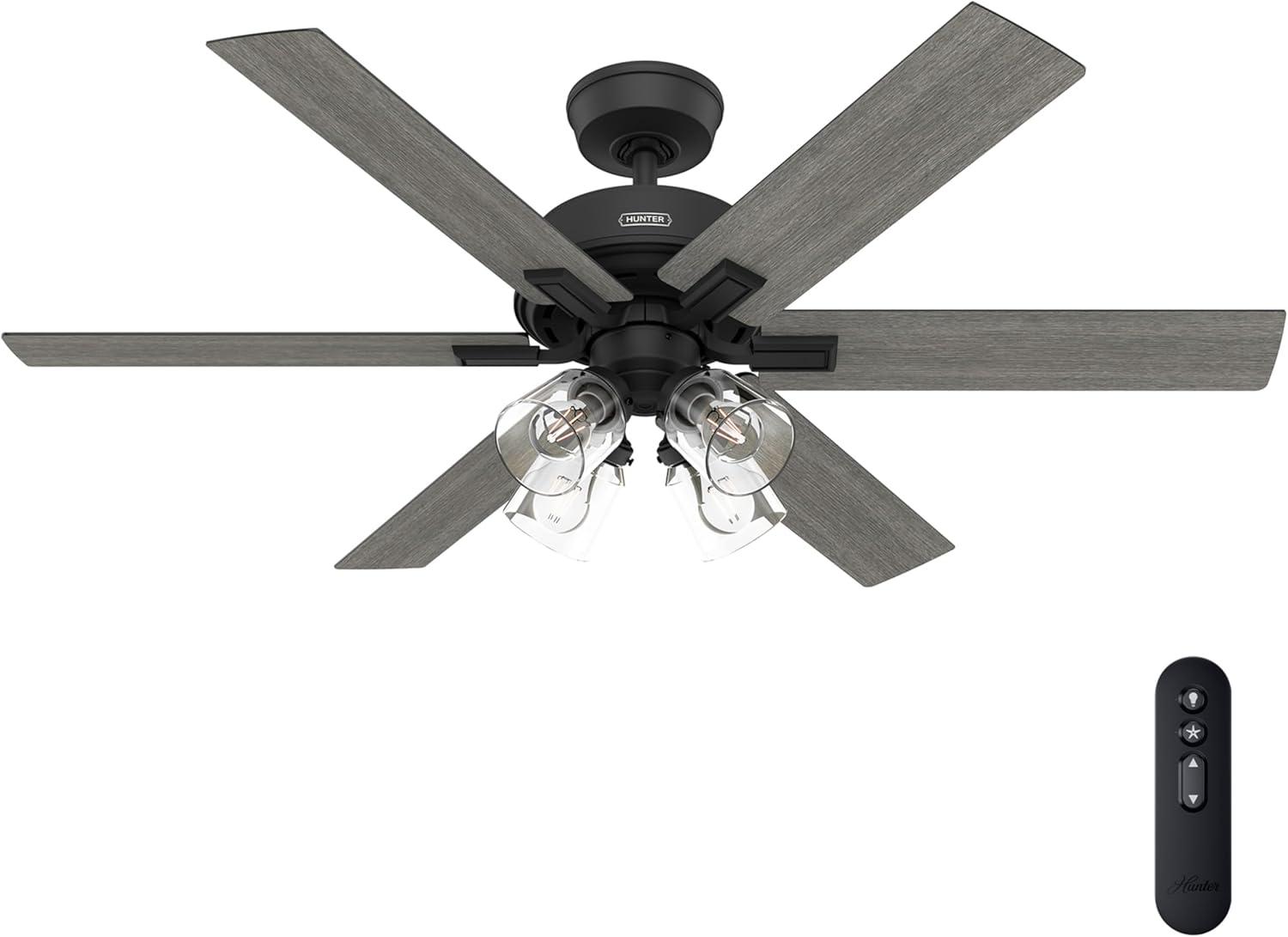 Hunter 52 Inch Fonthill ENERGY STAR® Hunterexpress Ceiling Fan With Lights And Remote