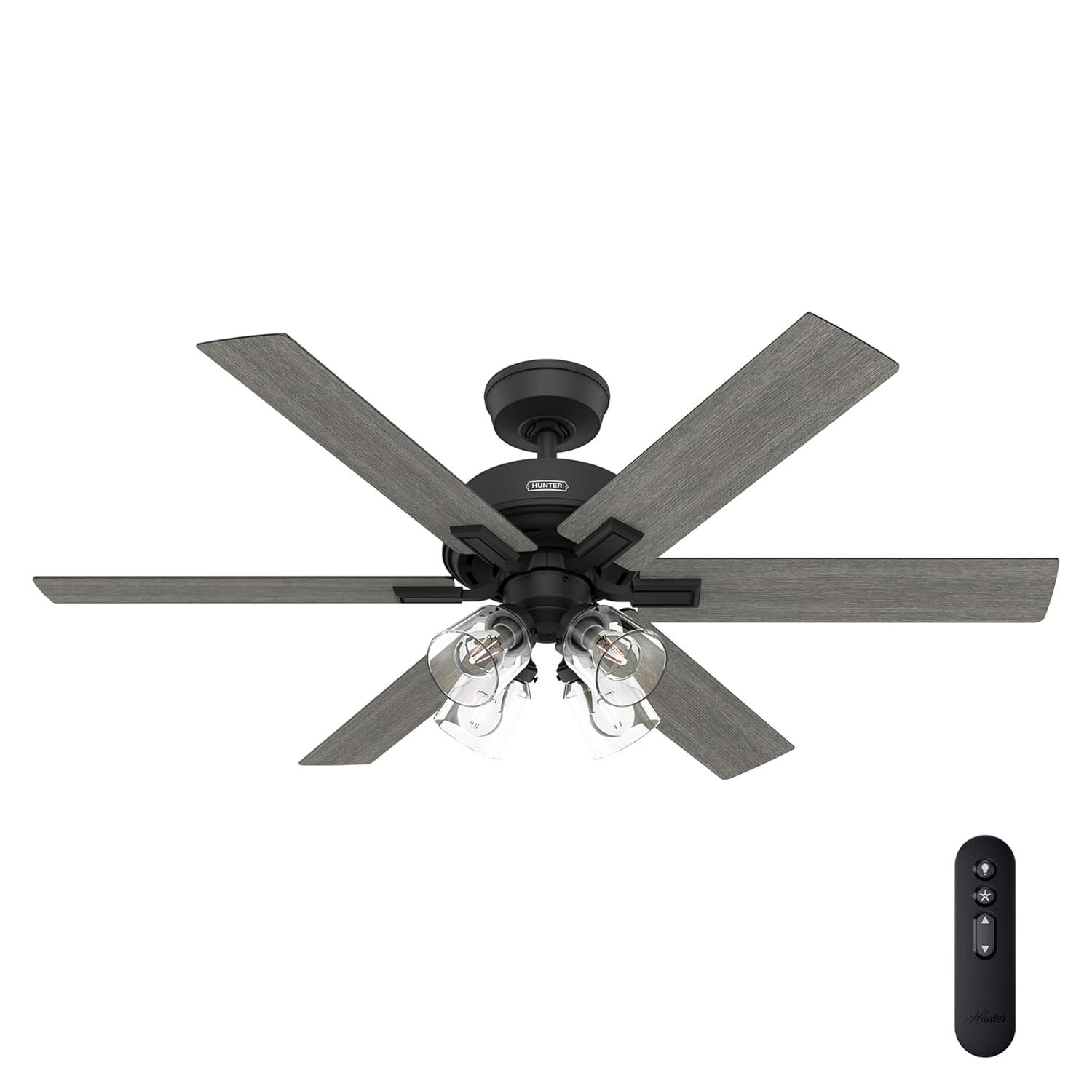 Hunter 52 Inch Fonthill ENERGY STAR® Hunterexpress Ceiling Fan With Lights And Remote
