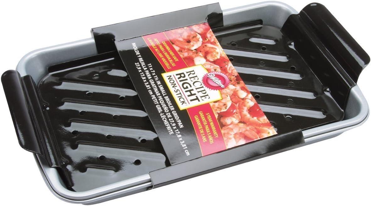 Wilton 11x7 Inch Non-Stick Aluminum Broiler Pan