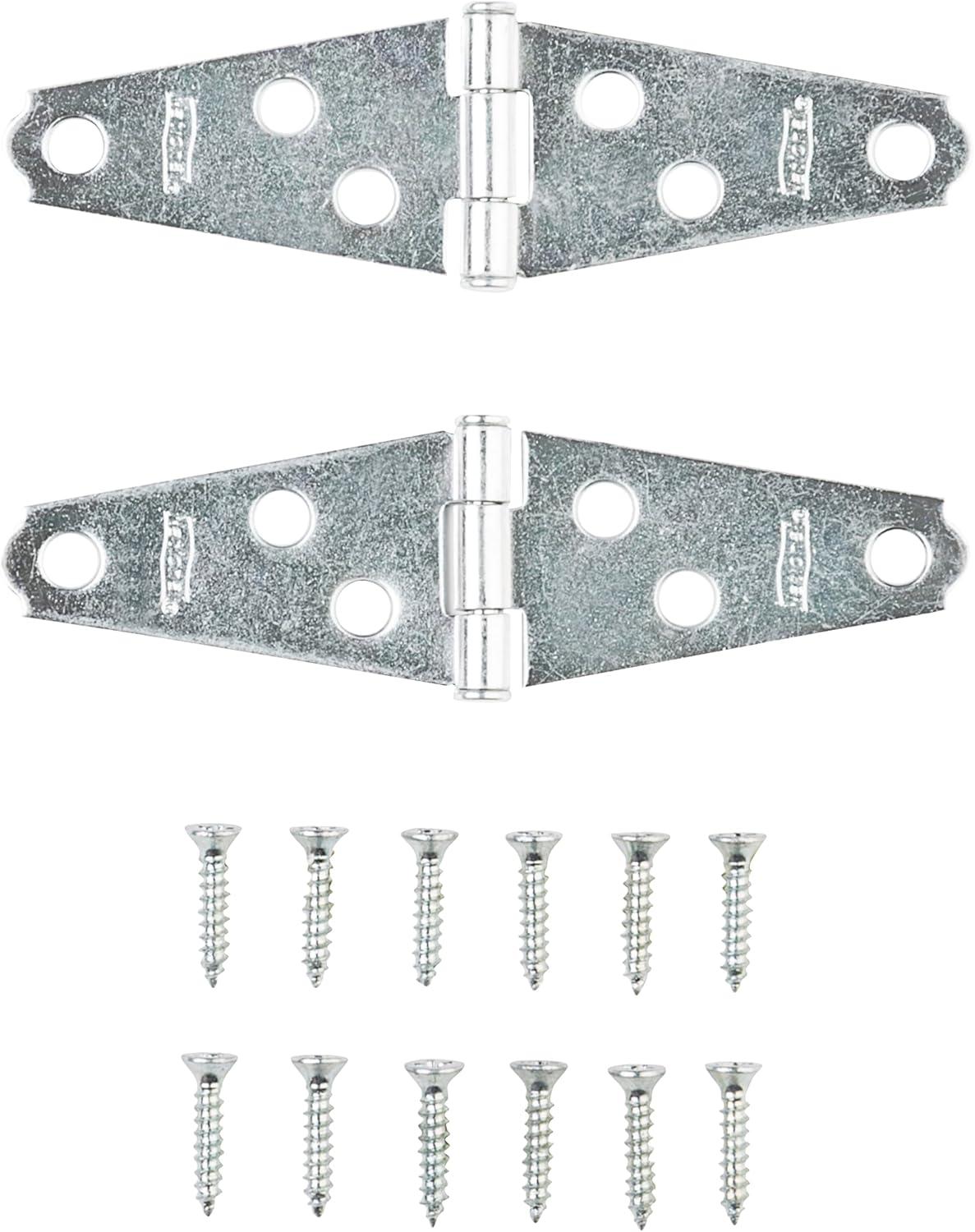 National Hardware 0.5" H × 1.5" W Surface Mount Pair Door Hinges