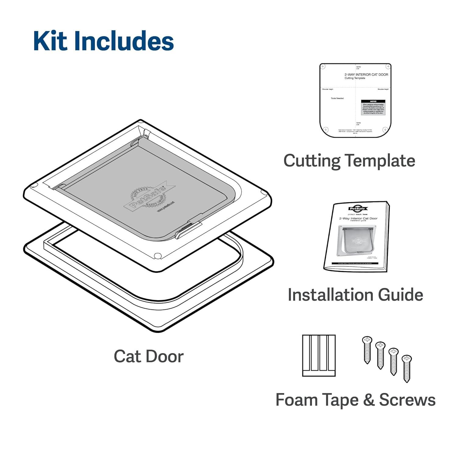 PetSafe® Interior 2-Way Locking Cat Door