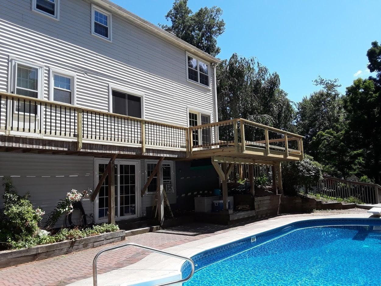 26 Pack Deck Balusters 36”Thicker Rectangle Staircase Baluster Black Metal Deck Spindle and Stairs Railing,Hollow Rectangle Deck Balusters for Deck Railing Porch