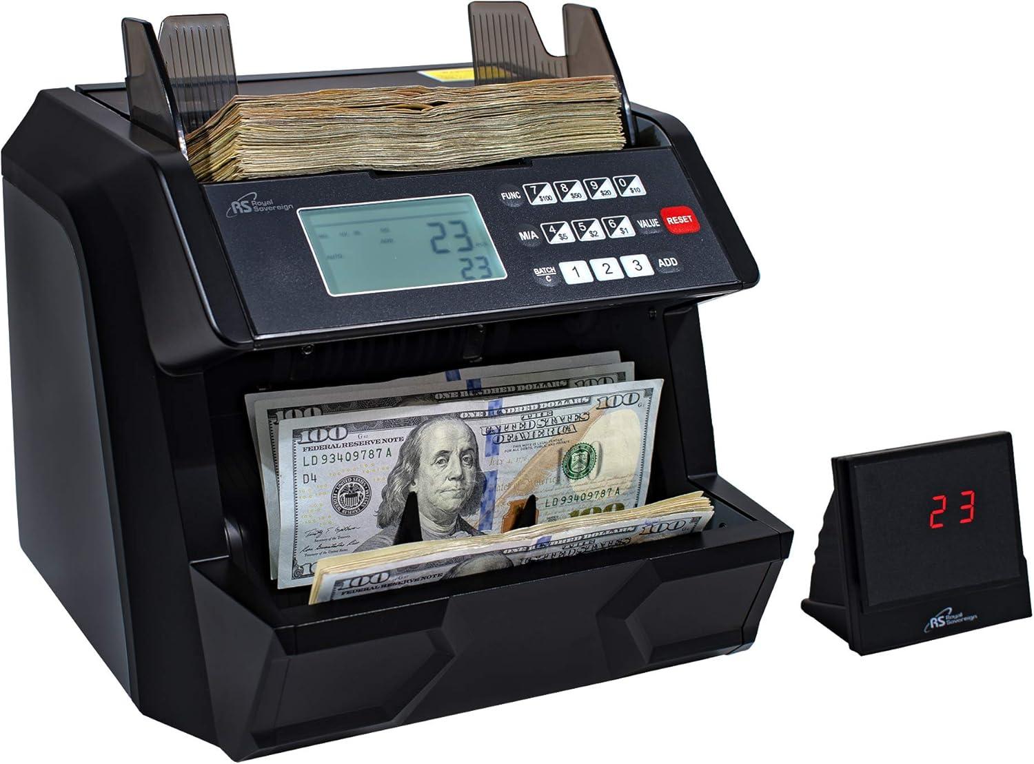 Royal Sovereign Front Load Bill Counter with Counterfeit Detection RBC-EG100