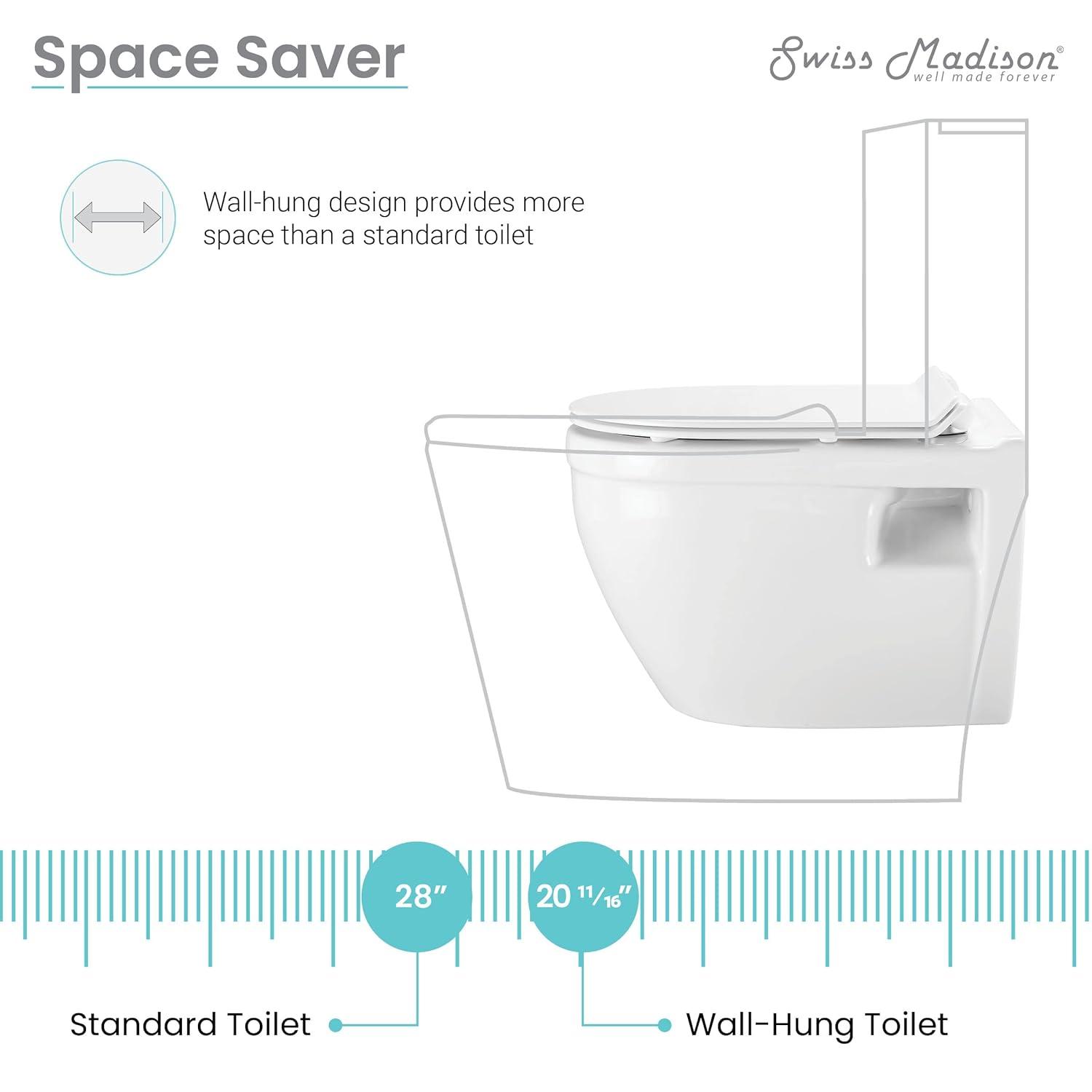 Ivy Wall-Hung Elongated Toilet Bowl